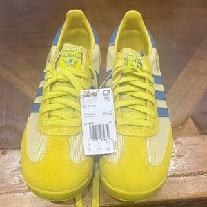 adidas Yellow and Blue Sneakers